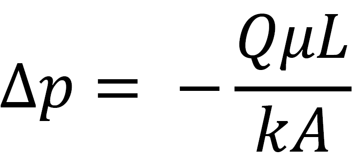 The integral form of Darcy's equation